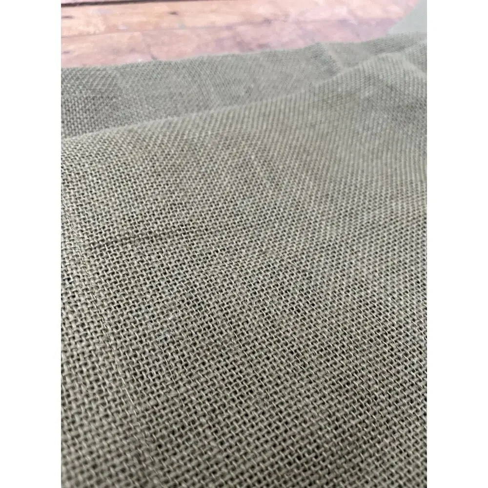 Olive Green Textured Burlap Jute Placemats Set of 4 20